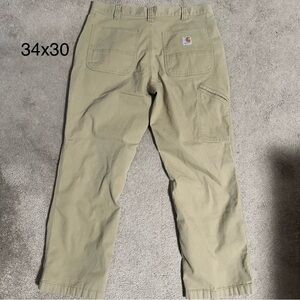 Carhartt Men's Khaki Cargo Pants
